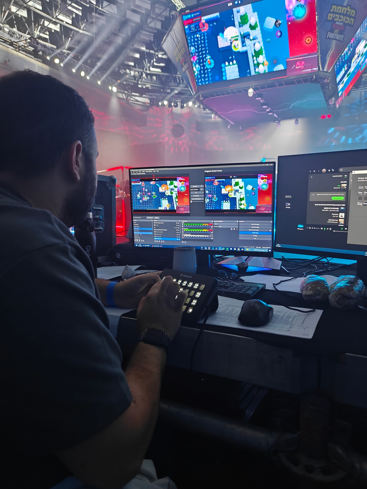 Brawl Stars vs Fortnite · Interactive Arena Show at Toto Hall Holon — project image 3